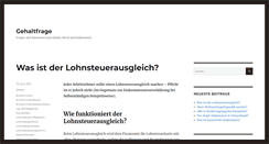 Desktop Screenshot of gehaltfrage.de